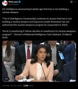 israel iran tulsi nukes