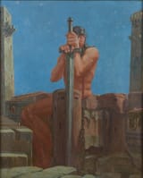 Giovanni Battista Costantini (Rome, Kingdom of Italy 1872-1947 Rome, Italian Republic) Il dominio (Dominion) - Olio su tela 1915