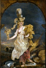 Peter Paul Rubens (Siegen 1577-1640 Antwerp) Marie de&#039; Medici as the goddess Bellona - oil on canvas 1622 (study)