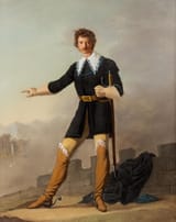Artur Grottger (Ottyniowice, Rohatyn County, Kingdom of Galicia and Lodomeria, Empire of Austira 1837-1867 Paris, French Empire) Portrait of a Man, possibly Stanisław Tarnowski - Oil on canvas
