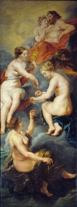 Peter Paul Rubens (Siegen 1577-1640 Antwerp) The destiny of Maria de&#039; Medici - oil on canvas 1622-25a