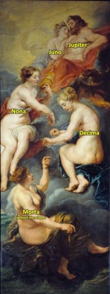 Peter Paul Rubens (Siegen 1577-1640 Antwerp) The destiny of Maria de&#039; Medici - oil on canvas 1622-25b