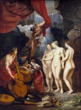 Peter Paul Rubens (Siegen 1577-1640 Antwerp) Education of the princess - oil on canvas 1622-25a
