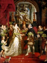 Peter Paul Rubens (Siegen 1577-1640 Antwerp) The wedding by proxy of Marie de&#039; Medici to King Henry IV - oil on canvas 1622-25b
