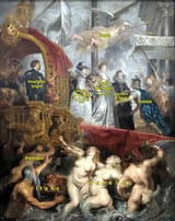 Peter Paul Rubens (Siegen 1577-1640 Antwerp) Disembarkation at Marseilles - oil on canvas 1625b