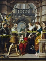Peter Paul Rubens (Siegen 1577-1640 Antwerp) Receiving the regency from the King before leaving for the war in Germany - oil on canvas 1622-25b