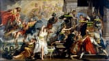 Peter Paul Rubens (Siegen 1577-1640 Antwerp) Apotheosis of Henry IV and the proclamation of the regency - oil on canvas 1625b
