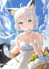 Fubuki corn in a handbasket
