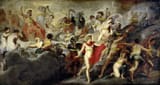 Peter Paul Rubens (Siegen 1577-1640 Antwerp) Council of the gods - oil on canvas 1625b