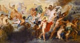 Peter Paul Rubens (Siegen 1577-1640 Antwerp) Council of the gods - oil on canvas 1625 [1861 oil on canvas copy by Pierre-August Renoir]