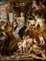 Peter Paul Rubens (Siegen 1577-1640 Antwerp) Felicity of the regency of Marie de&#039; Medici - oil on canvas 1625b