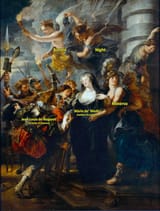 Peter Paul Rubens (Siegen 1577-1640 Antwerp) Flight of the queen from the Castle of Blois - oil on canvas 1622-25b