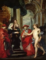 Peter Paul Rubens (Siegen 1577-1640 Antwerp) Negotiations at Angoulême - oil on canvas 1625a [30 Apr. 1619]