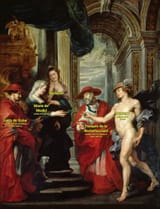 Peter Paul Rubens (Siegen 1577-1640 Antwerp) Negotiations at Angoulême - oil on canvas 1625b