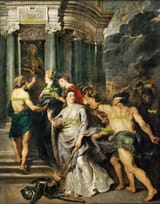 Peter Paul Rubens (Siegen 1577-1640 Antwerp) The queen opts for security - oil on canvas 1625b