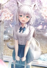 Fubuki und die Kirschblüten_Шираками Фубуки