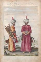 Lambert_Wyts_-_Agha_of_the_Janissaries_and_a_Bölük_of_the_Janissaries