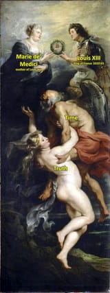 Peter Paul Rubens (Siegen 1577-1640 Antwerp) The triumph of truth - oil on canvas 1625b