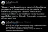literacy BAD