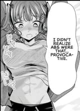 anime girl abs being provocative