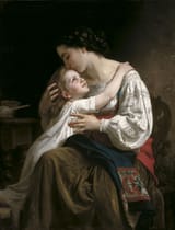William-Adolphe Bouguereau (La Rochelle, Charente-Inférieure, Kingdom of France 1825-1905 La Rochelle, Charente-Inférieure, French Republic) Le lever (The rising) - Huile sur toile 1865