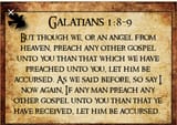 Galatians 1.8-9 KJV