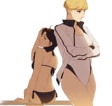 pieck and yelena swimsuit