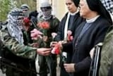 Hamas gives roses to nuns