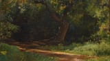 Ivan Ivanovich Shishkin (Yelabuga, Vyatka Governorate, Russian Empire 1832-1898 Saint Petersburg, Russian Empire) In the Old Park - Oil on canvas