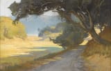 Albert Sheldon Pennoyer (Oakland, California, U.S.A. 1888-1957 Madrid, Spanish State) Shaded Path - Pastel on paper