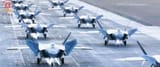 Elephant Walk 15 Jian-20 fighters from the 111th Fighter Air Brigade of the Urumqi Base of the PLA Western Command Air Force at Korla Airfield in Xinjiang.