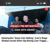 Cowardly Netanyahu goes into hiding
