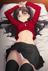 nsfw, 1girl, fate (series), indoors, anime screenshot, bedroom, bed, s-2987204201