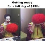 me getting ready for full day 15 per hour