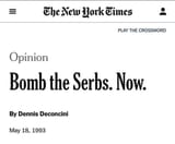 Bomb the Serbs