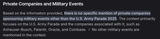 Screenshot 2025-06-15 at 18-19-15 Can you list specific private companies sponsoring military events giving name of company and event where event is not US Army Parade 2025 - Brave Search