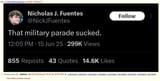 That military parade sucked