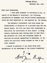 balfour declaration