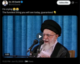 DrEliDavid 13-04-2025, I&#039;m crying, The funniest thing you will see today, guaranteed HD IRAN