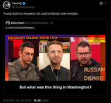 Trump fails to empress his authoritarian role models. 15-06-2025