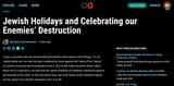 jewish holidays
