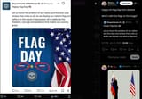 Happy US Flag Day from Ukraine! 14-06-2025 What&#039;s with the flags on the image