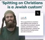 christians spitting