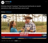Goyim Christcuck Cowboys volunteering to work as slaves on Zionist Kike slave plantations in Israel