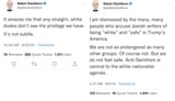 Hello My Fellow Whites! - Two Faced Jews @adamdavidson-Tweets-Twitter-2022-2018-Privilege-Anti-Semitism-White-Nationalist-Jewish-Trump&#039;s-America