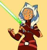 Ahsoka with Death Sticks by Magnarancia