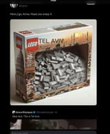 jew tel aviv rubble