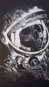 skull guy in space