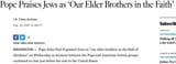 Our Elder Brothers in Faith