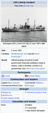 USS Liberty incident - Wikipedia